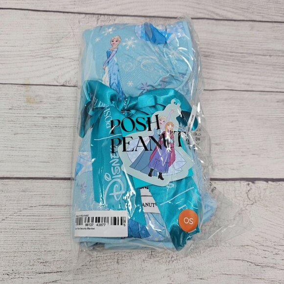 NEW!! Posh Peanut Frozen Elsa Plush Security Blanket - Picture 1 of 3